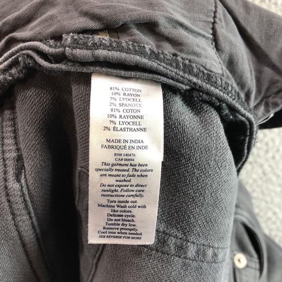 Faherty Pants Mens 36x28 Gray Slate 5 Pocket Terry stretch Casual Comfort Office - Picture 7 of 13